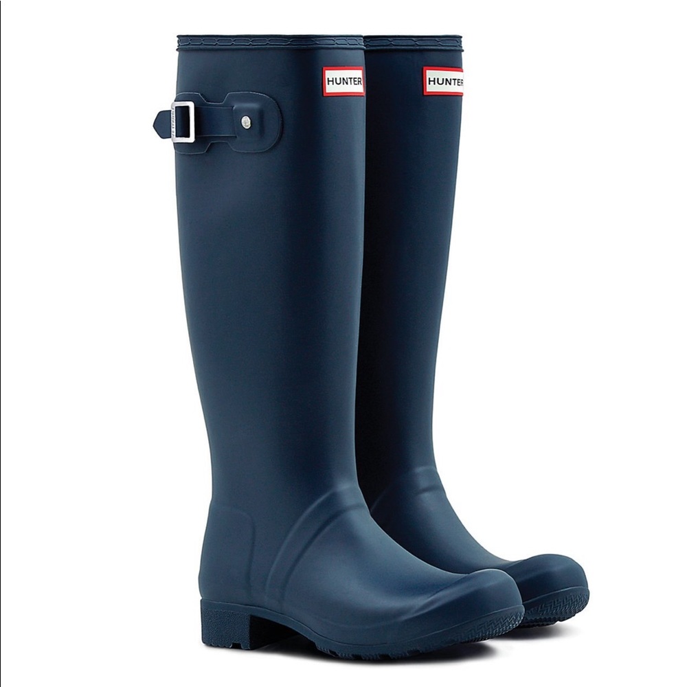 Navy Blue Hunter Boot